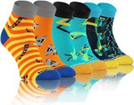 Bunte Socken Feinste Baumwolle 3er-Pack