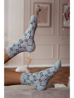 Damensocken Wzorzyste 200 Grau