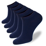 5x Herren Baumwollsocken Glatt