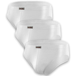 Sesto Senso Herren Slips 3er Pack – Antiallergische Baumwollunterwäsche, Sportlicher Schnitt, Komfort, Schwarz, Für Aktive Männer