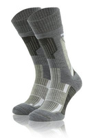 Sesto Senso Trekking Winter Wollsocken – Warme, Atmungsaktive Trekking-Socken mit Verstärkungen, Antibakteriell, Für Herren und Damen, Grau/Mehrfarbig, Ideal für Herbst/Winter Outdoor-Aktivitäten und Sport