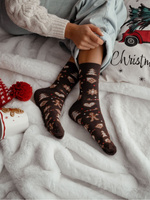 Socken Weihnachtsserie Lebkuchen