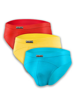 Sesto Senso Herren Slips Set – Komfortable Unterwäsche aus Micromodal, Flache Nähte, Atmungsaktiv, 3er Pack, Weiß, Eleganter Look, Nachhaltig