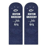 Socken Kinder lustig blau