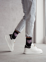 Damen Socken Wzorzyste 200 Schwarz