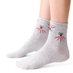 Damen Socken Serie Grau