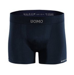 Sesto Senso Herren Boxershorts Solar – Nahtlose, Bequeme Unterwäsche aus 95% Polyamid, Atmungsaktiv und Elastisch, Ideal für Aktive, Farbe: Marineblau, Größe: BM07