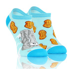 Sesto Senso Skarpetki Stopki Finest Cotton – Weiche Baumwolle, Atmungsaktiv, Zwei Verschiedene Designs, Unisex, Bunt, Komfortabel für Alltag und Sport, Größe 15x5x1 cm, Für Männer und Frauen