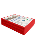 Sesto Senso Spannbettlaken Jersey – Hochwertiges Baumwolle-Polyester Material, Elastische Passform mit Gummizug, Atmungsaktiv und Pflegeleicht, Für Matratzen bis 20cm Höhe, Ideal für Schlafzimmerkomfort, Rot