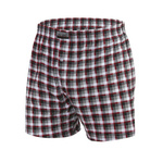 Sesto Senso Herren Boxershorts Panther – Klassische, Bequeme Unterwäsche aus 100% Baumwolle, Mit Knopfverschluss, Vielseitige Muster, Alltagstauglich, Mehrfarbig, Größe M, Weicher Bund, Hergestellt in Polen