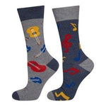 SOXO GOOD STUFF farbenfrohe Socken für Männer, die nicht zur Musik passen