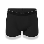 Sesto Senso Herren Sportliche Boxershorts RUSH – Bequeme Baumwolle mit Elastan, Nicht-Einschneidender Bund, Flache Nähte, Ideal für Alltag, Hergestellt in Polen, Schwarz