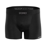 Sesto Senso Herren Boxershorts Solar – Nahtlose, Bequeme Unterwäsche für Aktive, Atmungsaktiv, Elastisch, Schwarz, Poliamid-Elastan Mix, Enganliegend, Ideal für Sport und Alltag