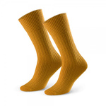 Socken Wollserie Gelb