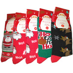 5X Bunte Herrensocken für Weihnachten