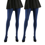 Blickdichte Strumpfhose Caldo Blau