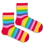Socken Kinder Serie Regenbogen