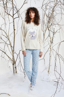 Damen Schlafanzug Zerda Ecru