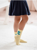 Kindersocken Joy 184 Pastellgelb