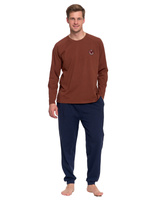 Schlafanzug für Männer mit langen Ärmeln 12121