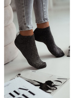 Damen-Socken Glatt mit Lurex