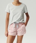 Damen Schlafanzug Nlp-497 Rosa/Grau/Blau