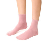Damen Kurzsocken Rosa Baumwolle