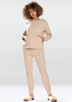 Damen Sweatanzug Serie Seattle Beige