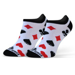 Sesto Senso Skarpetki Finest Cotton Stopki – Bequeme Baumwollsocken, Atmungsaktiv, Unisex, Bunt, Talia Kart Muster, Komfortabel für Alltag und Sport, 1 Paar, Kollektion: Tag des Jungen
