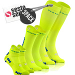 Sport-Socken Unisex 3er-Pack