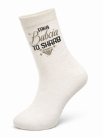 Damen Socken Serie Ecru