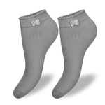 Füße mit Schleife 0859, Farbe Schwarz, Größe 37-41