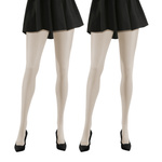 Sesto Senso Damen Strumpfhosen Set – Blickdichte Mikrofaser CALDO 70 DEN, Komfortabel, Nahtlos, Schwarz, 2er Pack, Größe 3, Elegante Alltagsmode