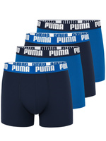 Herren Boxershorts 4er Pack Puma Comfort Stretch Marineblau