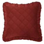 Kissenbezug Ruffy Bordeaux