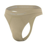 Sesto Senso Herren Nahtlose Sport String CL13 – Komfortable Unterwäsche, Poliamid-Elastan, Bequem und Flexibel, Vielseitige Farbauswahl, Ideal für Alltag, Beige, Größe S/M oder L/XL