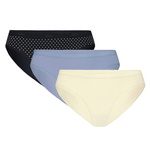 Damen Bikini-Slips Serie 3LP-195 Mehrfarbig