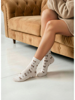 Damensocken Teddybären und Schleifen 200