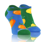 Sesto Senso Skarpetki Stopki – Finest Cotton, Atmungsaktiv, Komfortable Passform, Verschiedene Designs, Unisex, Bunt, Hochwertige Baumwolle, Ideal für Alltag und Sport, Cytrus-Muster, Neue Kollektion