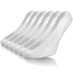 Sesto Senso Damen Ballerina Socken – Antirutsch, Silikon an der Ferse, Baumwolle & Polyamid, Perfekt für Pumps & Ballerinas, Weiß, 6er Set, Komfort & Stabilität