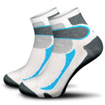 Sesto Senso Herren Skarpetki SIMPLY – Sportliche Baumwollsocken mit Air Control System, Flacher Naht, Schutzpolsterung, Elastischer Bund, Atmungsaktiv, Anatomic Fit, Farbe: Orange/Grau, Neu