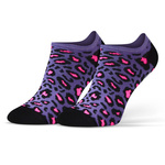 Sesto Senso Skarpetki Stopki – Komfortable Baumwollsocken mit Cętki Muster, Atmungsaktiv, Unisex, Vielseitig für Alltag und Sport, Fiolet-Bunt, Hochwertige Verarbeitung, 1 Paar