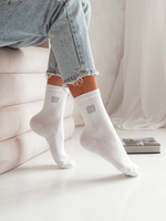 Damensocken Wzorzyste 200 Weiß