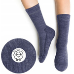 Halbfrottee-Socken aus Merinowolle für Kinder Art. 190