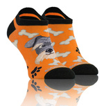 Sesto Senso Skarpetki Stopki Finest Cotton – Bequeme Socken aus 90% Baumwolle, Atmungsaktiv, Langlebig, Vielseitig, Unisex, Mehrfarbig mit Hundemotiv, Perfekt für Alltag und Sport, Größe 15x5x1 cm, Gewicht 12.5 g