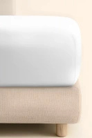 Bettlaken Jersey Weiß