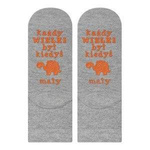 Socken Kinder Serie Grau