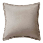 Kissenbezug Soft Velvet Dunkel Beige