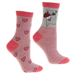 Socken für Frauen zum Valentinstag 2er-Pack