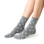 Socken Damen Serie Art. 066 Grau